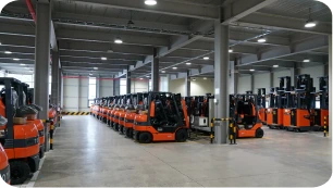 Forklift storage